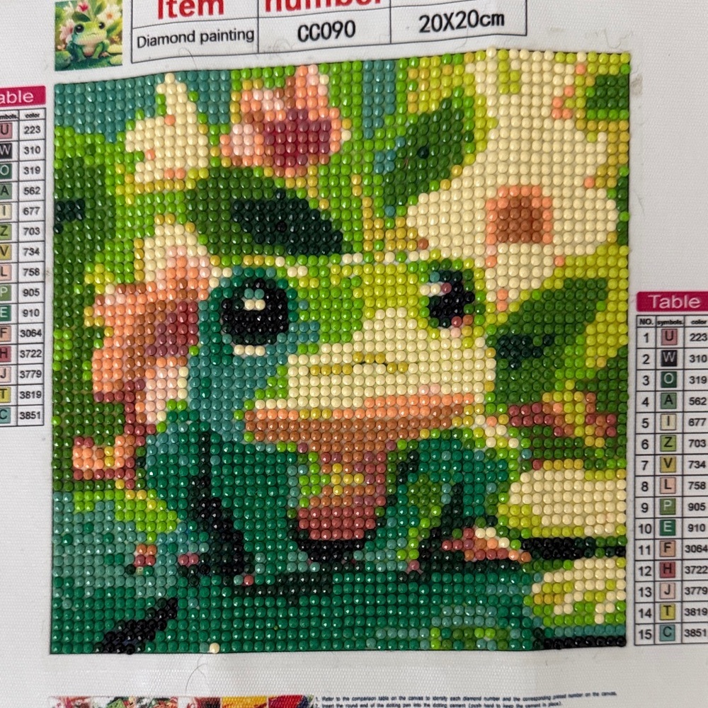 Colorful Frog Diamond Painting Kit